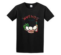 AOJIEXIAO Meat Puppets 'Huevos' Men Simple Tshirt Black XXL