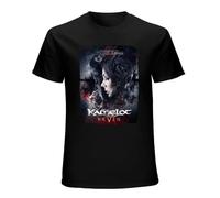 AOJIEXIAO Men's Kamelot Haven T-Shirt Black M