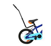 AOK - Canne à vélo Enfant pour Apprentissage - Adaptable tricycles/vélos Enfants - Fixation Rapide sur Tige de Selle - Longueur Ajustable 580 à 725 mm - Acier Robuste, Embout Nylon, Pads PVC