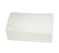 Aokbean 125 pièces 13x17,7 Pouces Nappe de Tatouage Jetable 3 Plis Nappe de Tatouage Imperméable Tampon de Nettoyage pour pour Les Fournitures (Blanc)