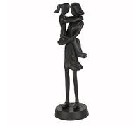 Aokeleilei Sculpture en Fer pour décoration d'intérieur - Figurine décorative en métal fabriquée à la Main pour Couple et Cadeau Romantique pour Mariages et Anniversaires, Parfaite pour la décoration