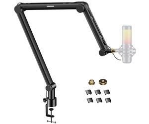 Aokeo AK-49 Bras de microphone réglable et compact pour Blue Yeti, Snowball iCE, HyperX QuadCast, SoloCast, Elgato Wave, etc