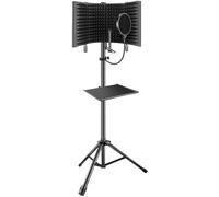 Aokeo Bouclier d'Isolation de Microphone Insonorisanten Mousse Absorbant pour Enregistrement de Microphone à Condensateur en Studio(AO-504 Support d'Accessoires)