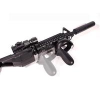 Aokicase Accessoire de jeu pour contrôleur VR Meta quest1 / Rifts VR Game Gun pour Meta quest1 / Accessoires Rifts, poignée P-istol pour jeu FPS, expérience de tir de jeu améliorée (noir, 007)