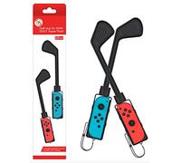 Aokicase Club de golf pour Nintendo Switch Joy-Con Controller Accessories Mario Golf : Super Rush Mario Golf Club pour Nintendo Switch Jeu de 2 packs Noir