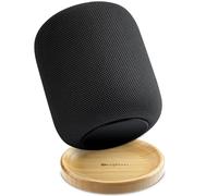 Aokicase Compatible with Apple HomePod 1 / HomePod 2 Holder Desktop Stand Wooden Holder Accessories, Speaker Accessories Rack (Apple HomePod 1 / HomePod 2, Bamboo Style) 1 Piece