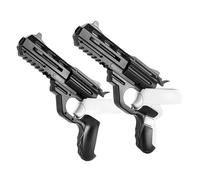 Aokicase Manette de jeu VR - Accessoire pour Oculus Quest 2 VR Game Gun pour Oculus Quest 2 - Accessoire de poignée P-istol pour jeu FPS - Expérience de tir de jeu améliorée (DSA2125-01, noir)