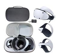 Aokicase OS-999 Hard Case for PlayStation VR2 All-in-One VR Gaming Headset and Touch Controller, Portable Travel Case Storage Bag with Shoulder Strap (PS VR2, Black)