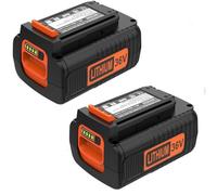 Aokikeisu Batterie de rechange pour Black+Decker 36 V-40 V pour outils électriques LBXR36, LBX36, LBX2040, LBX2540, LBX1540, LBXR2036, LBXR36-2, LST540, LCS1240, LST136W, 1,5 Ah (3000 mAh, 2-2-3000