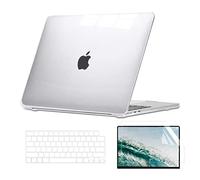 AOKILOM Coque Rigide en Plastique Transparent pour MacBook Air 13,6" A2681 M2 Sortie en 2022 avec Coque de Clavier et Protecteur d'écran Compatible avec MacBook Air 13,6"
