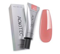Aokitec Poly Gel Poly Builder - Pour la construction des ongles, le renforcement des ongles, la formation des ongles, le design des ongles, gel acrylique pour les ongles professionnels et la