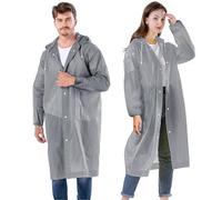 AOKITO Poncho de Pluie pour Femmes et Hommes - Imperméable Réutilisable et Étanche, Cape de Pluie en Matériau Eva Respirant pour la Randonnée, le Vélo, le Camping et les Voyages