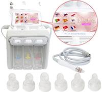 AOKO Appareil de traitement du visage 6 en 1, hydratation non invasive, fonctions de raffermissement de la peau, prise standard -EU