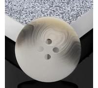 AOKODA 10 pièces résine Bouton Manteaux Costume Accessoires de Couture Noir Rond Grands Boutons décoratifs