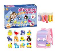 Aoksily Sable Magique,Ensemble de 75 Article Sables Colorés en Forme d'Animaux,Ensemble de sable,Decoration HalloweenCadeau d'Anniversaire Enfant de 3+ Ans