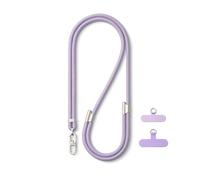 AOKSUNOVA Chaîne de téléphone portable universelle - Cordon de téléphone portable à suspendre - Lanière de téléphone portable - Chaîne de téléphone portable réglable pour coque de téléphone Lila