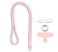 AOKSUNOVA Cordon de Téléphone Court Universel | Dragonne de téléphone en polyester, légère et réglable, adaptée aux clés, badges et petits objets du quotidien