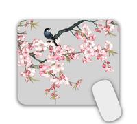 AOKSUNOVA Petit Tapis de Souris Multicolore avec Motif 24 x 20 cm | Surface en Lycra lisse, base en caoutchouc, motif coloré, format compact 24 × 20 × 0,3 cm, léger et facile à transporter
