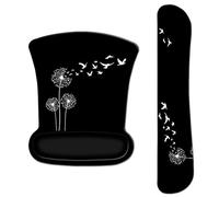 AOKSUNOVA Set de tapis de souris ergonomique avec repose-main et coussin en gel