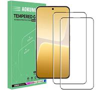 AOKUMA 3D Verre Trempé pour Xiaomi MI 13 Pro/ 12Pro / 13 ultra[Lot de 2][0.26mm] [Extrêmement résistant aux rayures] [Haute définition][Facile à installer] protections d'écran(Bord noir)