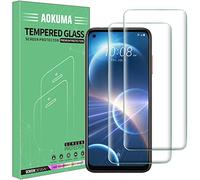 AOKUMA HTC Desire 22 Pro Verre Trempé, [Lot de 2] Verre Trempé Desire 22 Pro [0.26mm] [Extrêmement résistant aux rayures] [Haute définition][Facile à installer] protections d'écran