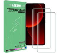 AOKUMA Verre Trempé compatible Realme 14 5G/Xiaomi Poco X6 Neo/Poco F5 Pro, [Lot de 2] Protection d'écran Pour Realme 14 5G [0.26mm] [Extrêmement résistant aux rayures] [Haute définition]
