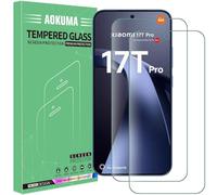 AOKUMA Verre Trempé pour Xiaomi 17T Pro 5G, [Lot de 2] Film Protection écran Xiaomi Mi 17T Pro 5G [0.26mm] [Extrêmement résistant aux rayures] [Haute définition][Facile à installer] Verre Trempé