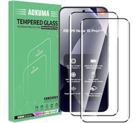 AOKUMA Verre Trempé pour Xiaomi Redmi Note 15 Pro+/Redmi Note 15 Pro Plus 5G/Xiaomi Poco M8 Pro 5G 3D,[Lot de 2] Protection écran Redmi Note 15 Pro Plus 5G 3D[0.26mm][Haute définition](Bord noir)