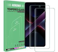 AOKUMA Verre Trempé pour ZTE nubia Air/Xiaomi Poco X7 Pro 5G/M6 Pro, [Lot de 2] Film Protection écran Poco X7 Pro 5G [0.26mm] [Extrêmement résistant aux rayures][Facile à installer] Verre Trempé