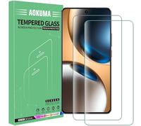 AOKUMA Verre Trempé Realme GT 7T, [Lot de 2] Protection écran Pour Realme GT 7T [0.26mm] [Extrêmement résistant aux rayures] [Haute définition] [Facile à installer] Protections d'écran