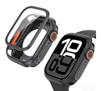 AOKUTDA Lot de 2 coques pour Apple Watch Series SE 3/2/1 (2025/2022/2020) / Series 6 5 4 avec protecteur d'écran de 40 mm (ressemble à Ultra et Ultra2) - Coque de protection globale en verre + cadre