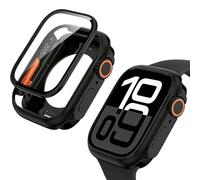 AOKUTDA Lot de 2 coques pour Apple Watch Series SE 3/2/1 (2025/2022/2020) / Series 6 5 4 mm avec protecteur d'écran de 44 mm (ressemble à Ultra et Ultra2) - Coque de protection globale en verre +