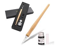 Aokuy Verre Dip Lot de stylos,stylo en verre calligraphie,Stylo de signature， meilleurs cadeaux de Noël cadeaux d'affaires Cadeau de vacances
