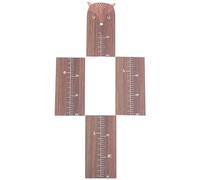 AOKWAWALIY 1 Jeu Autocollants De Hauteur En Bois Tableau De Mesure Du Mur Toise De Croissance En Bois Règle De Croissance En Bois Mesure De La Croissance Décor Mural Règle En Bois Enfant