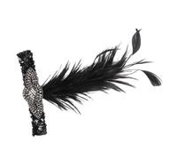 AOKWAWALIY 2 Pièces Bandeau De Mariage 1920S Bandeau Thé Bandeau Bandeau Cocktail Accessoire De Cheveux Rugissant 20S Costumes Pour Femmes 1920S Cheveux Accessoire Thé Cheveux