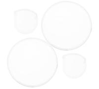 AOKWAWALIY 2 Pièces Ventilateur Pliant Ventilateur portatif Pliable Ventilateur Portable Rond éventail Rond Pliable éventail Tissu Ventilateur Pliable Pratique éventail de Danse Pliable L'été