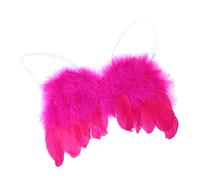 AOKWAWALIY Ailes à plumes pour enfant - Prop photo pour garçon - Ailes de la fée des anges - Sous-main de peinture pour enfants - Bijoux de cheveux - Rosy