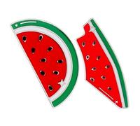 AOKWAWALIY Broche Pastèque Broche Palestine 2 Pièces Broche Pastèque Émail Broche Palestine Broche Hawaïenne En Forme De Fruit Broches Pastèque Badge Broche Bijoux Cadeaux Pour Luau