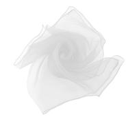 AOKWAWALIY Écharpe En Soie Foulard En Soie De Danse Foulard Carré En Petite Écharpe Carrée Jongler s En Pour Femme Blanche