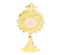 AOKWAWALIY Épingle à revers de première communion Épingle catholique pour filles et garçons Accessoires religieux eucharistiques de première communion, 2.60X1.30X1.00CM, Zinc, No Gemstone