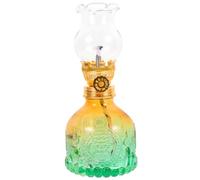 AOKWAWALIY Lampe à pétrole en verre Lanterne d'extérieur rustique Lampe à pétrole Lampe tempête Ancienne lampe à pétrole Lampe à huile pour fête de mariage Lanterne à huile rétro Lampes décoratives