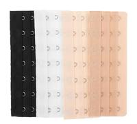 AOKWAWALIY Lot de 4 extensions de soutien-gorge à 7 crochets pour femme, bustiers galbants, serre-taille, grande taille, comme sur l'image, 13.10X5.00X0.30CM