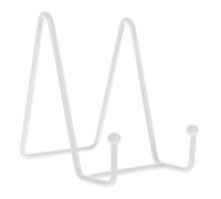 AOKWAWALIY Support pour cadre photo - Support en métal pour assiette photo - Chevalet blanc - Album photo en céramique - Porte-disques en fer