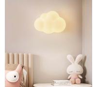 AoLa Nuage Lampe Murale pour Enfants Décoration Chambre À Coucher Applique Murale À Intensité Variable LED Nuage Lampe Murale Salon Décoratif 3000-6000K Cute Cloud Lampe Lit Enfants Blanc Cadeau