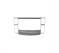 Aoleegatt Autocollants de Garniture de Cadre de Radio de Console Centrale en Fibre de Carbone, Accessoires intérieurs pour Honda Acura TL 2004-2008