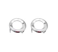 Aoleegatt Cadre de Garniture de Phare antibrouillard de Pare-Chocs Avant, Capuchon de Couvercle de Capot, Lunette chromée pour Toyota Land Cruiser Prado FJ150 LC150 2010-2017