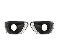 Aoleegatt Cadre de Garniture de Phare antibrouillard pour Pare-Chocs Avant de Voiture, Couvercle de Phare antibrouillard, Couvercle de Capot pour Jeep Compass 2011-2017