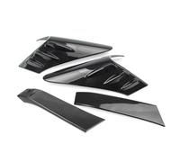 Aoleegatt Lot de 4 moulures de Protection pour Feux arrière de Voiture en Fibre de Carbone ABS pour Toyota CHR 2016 2017 2018 / C-HR 16 17 18