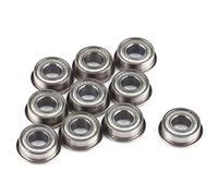 Aolidsive 10 Pcs F686ZZ Mini Roulements à Billes, 6 X 13 X 5 Mm, Roulements en Acier Métallique à Double Bride Blindée avec Bride de 15 Mm, pour Moteur électrique, Imprimante 3D, Modèle