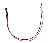 Aolidsive 10 Pièces 12V 3mm Diode électroluminescente LED Filaire Câble Lumineux Flexible Multicolore économie d'énergie adapté à l'artisanat et aux Décorations (cheveux blancs orange)